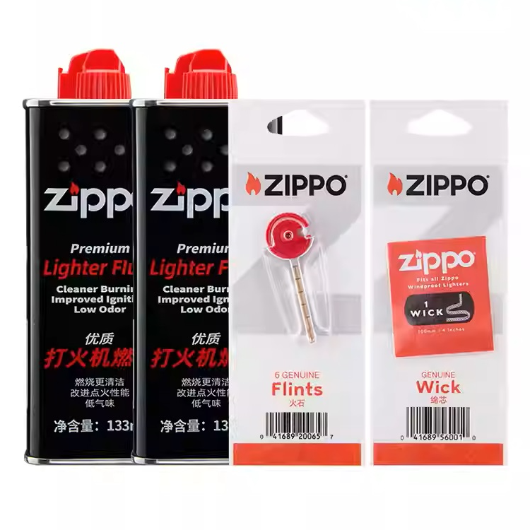 ZIPPO打火机专用133ML油火石棉芯配件355ml【专属】MBJ1