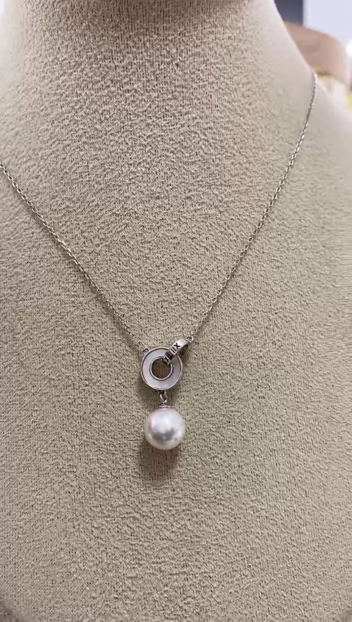 【闪购商品】海水珍珠颈饰银S925镶嵌AK