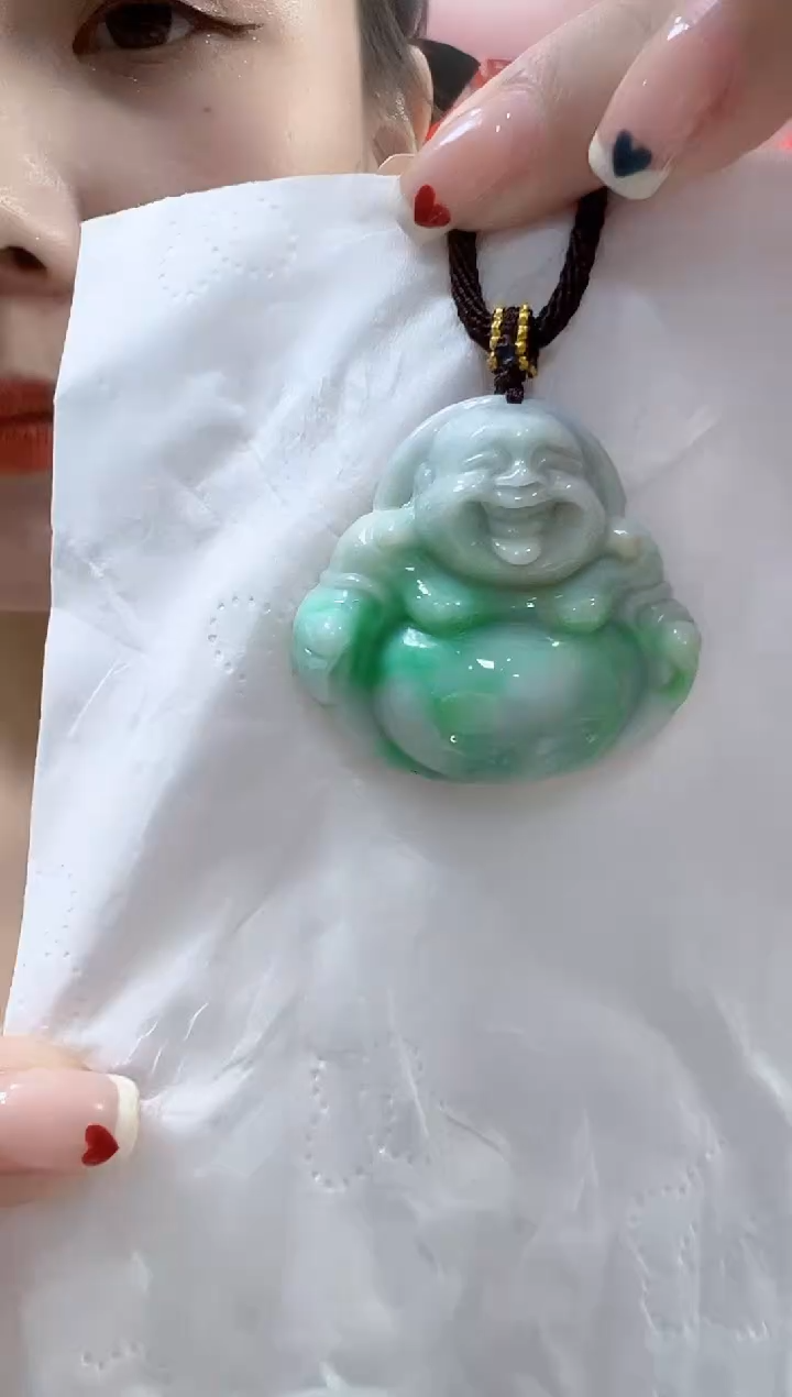 【闪购商品】翡翠颈饰未镶嵌孤品佛公
