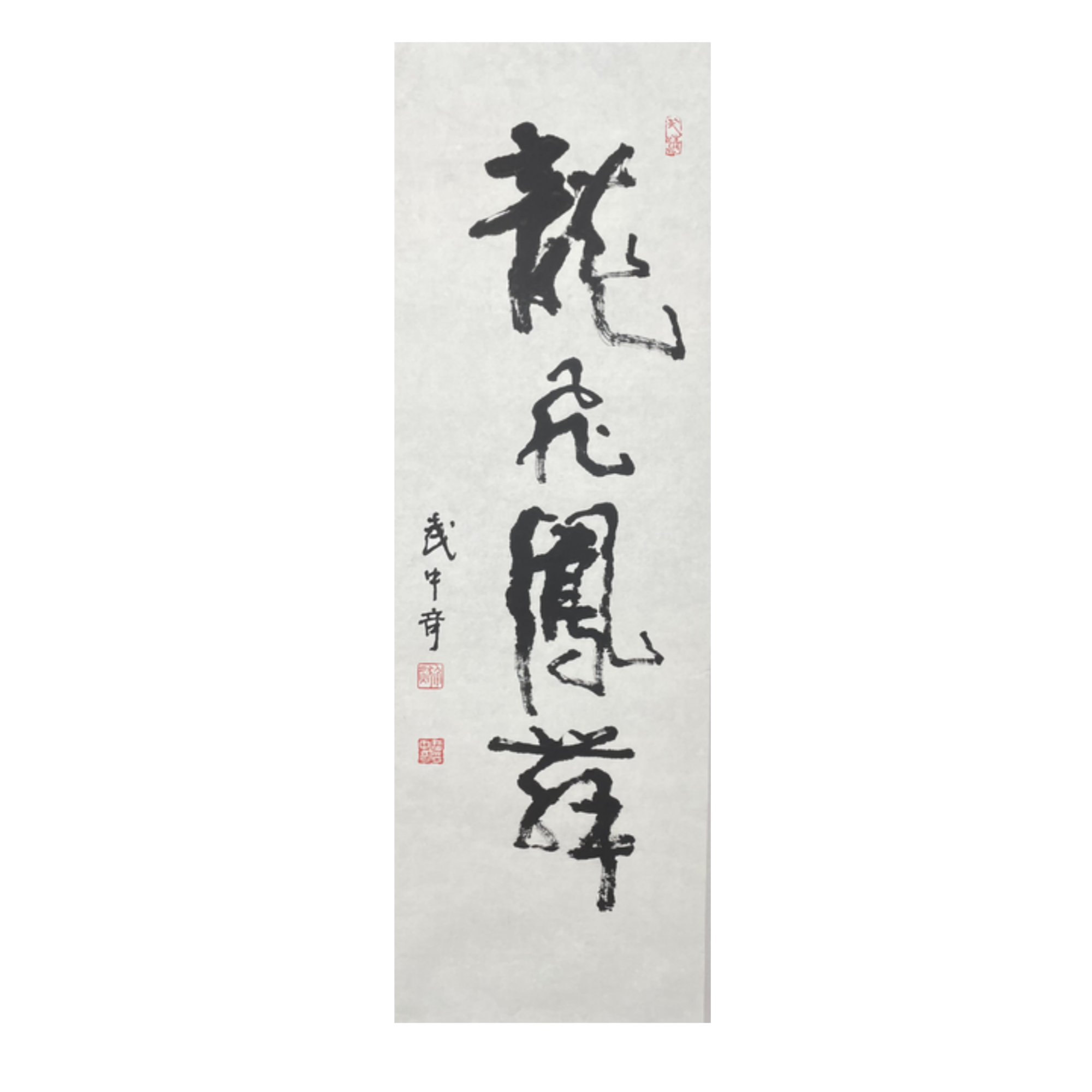 W-T-3128 武中奇 龙飞凤舞 105cm*35cm 托底-A