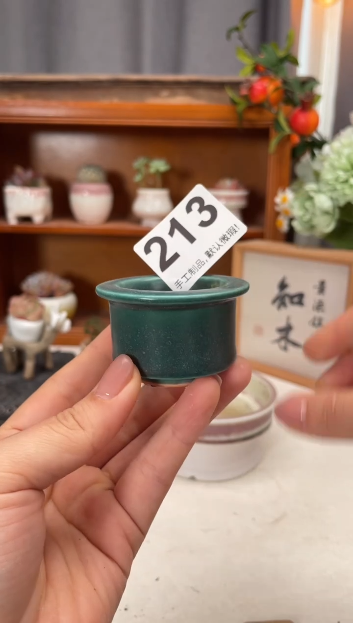 瓷片213知木小芳花盆