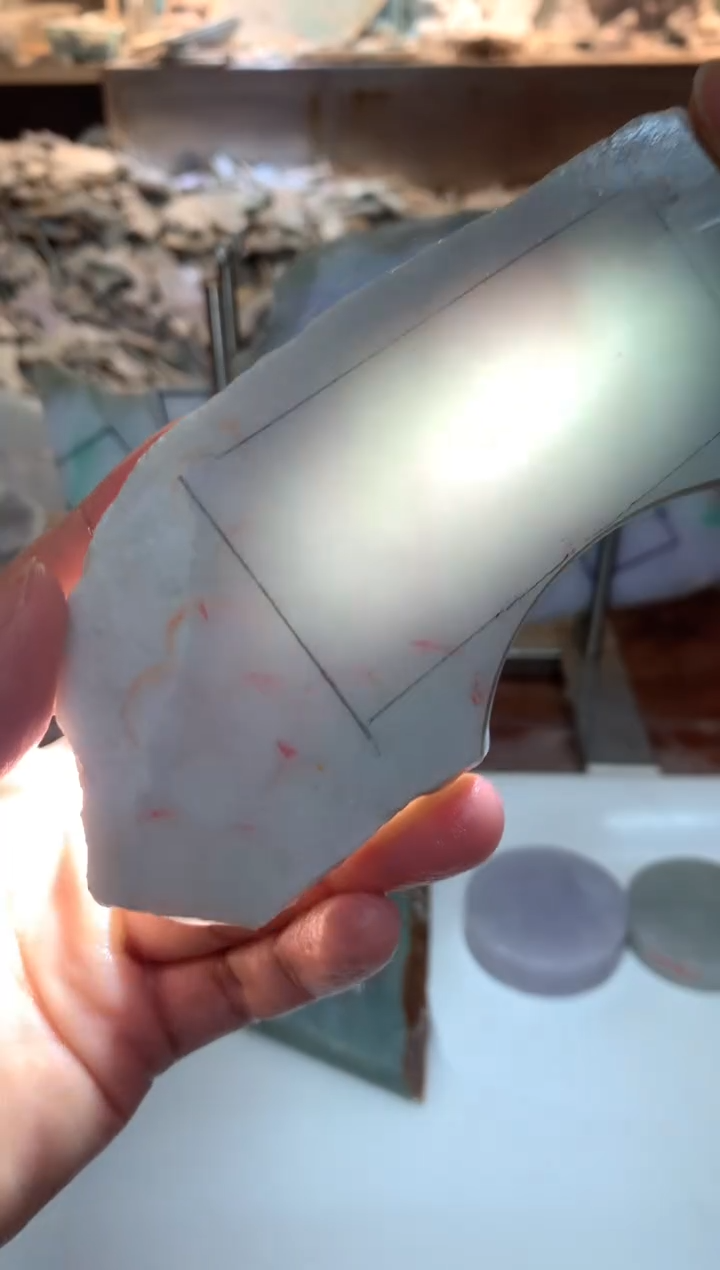 裸石翡翠0朗0翡翠珠宝123