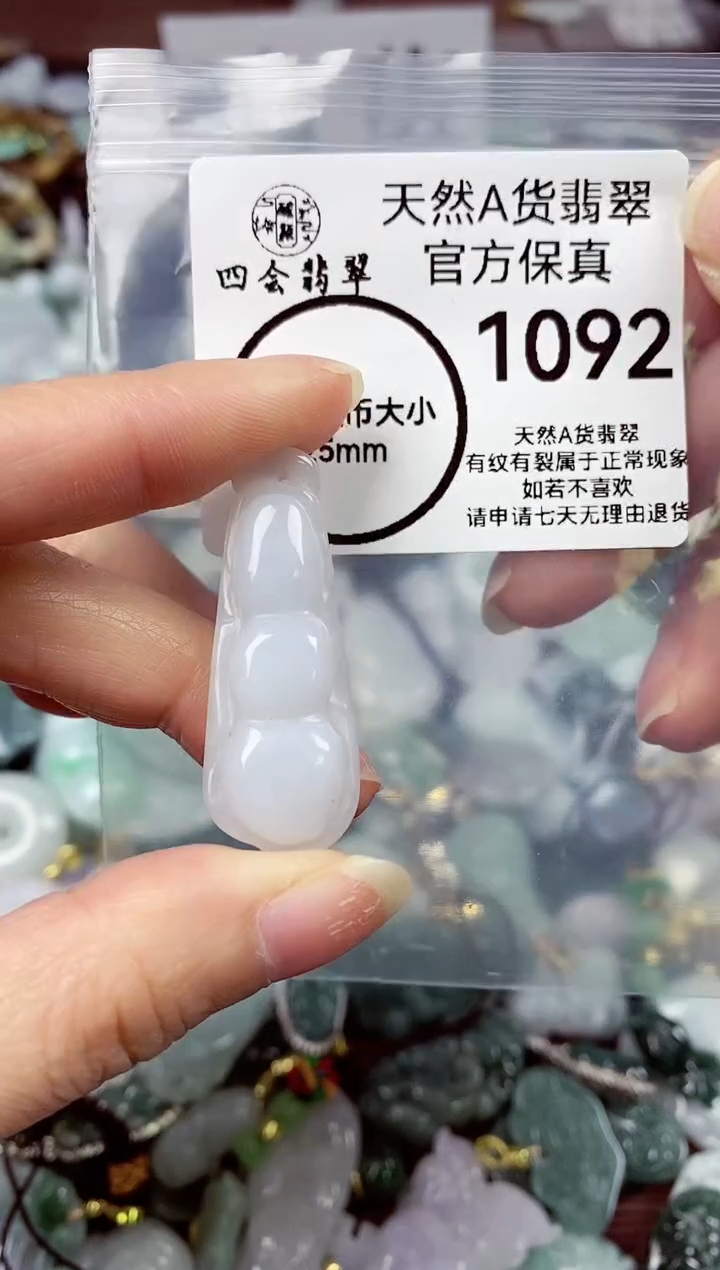 【闪购商品】翡翠颈饰未镶嵌天然A货翡翠1092