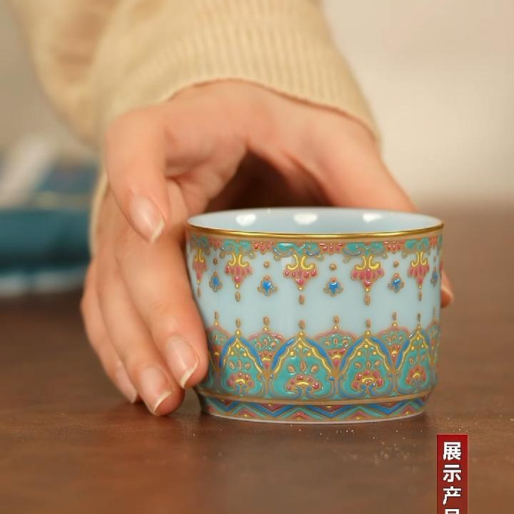 【央广非遗】古窑御器天青 如意杯