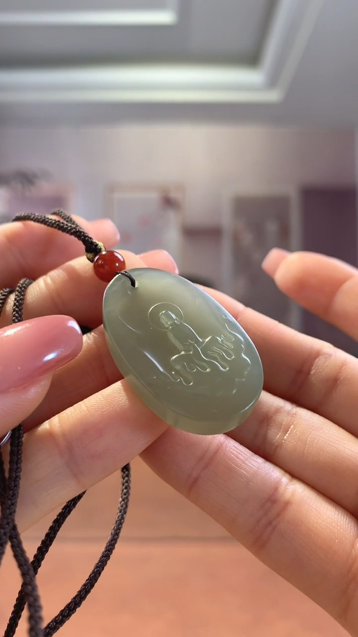 【闪购商品】和田玉挂件未镶嵌悟道吊坠