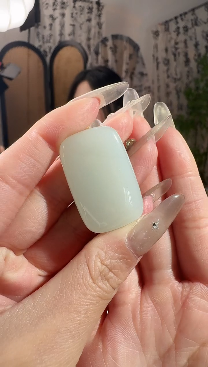 颈饰未镶嵌和田玉无事牌