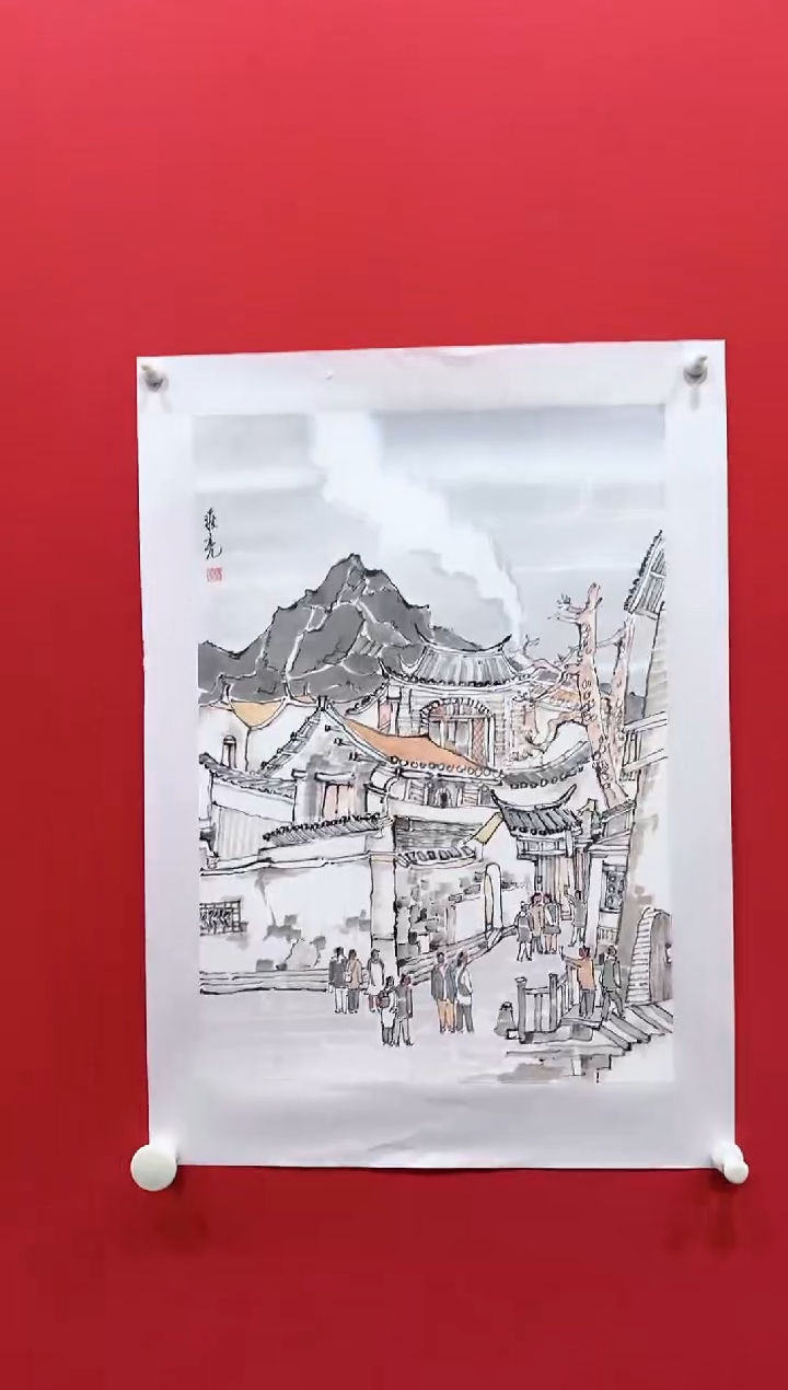 【闪购商品】国画高维亮39*55........