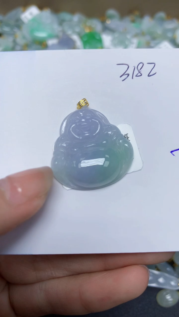 【闪购商品】翡翠颈饰18K金镶嵌 天然翡翠A货