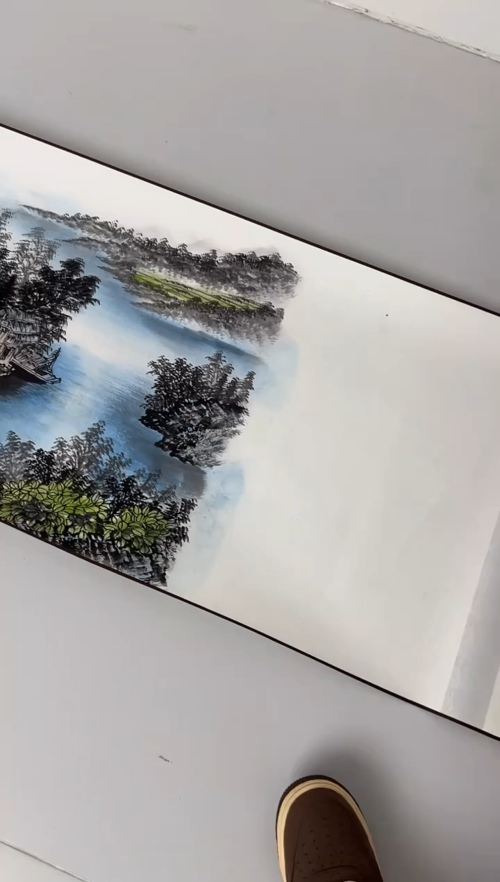 国画李纲-10米-国画作品-长卷