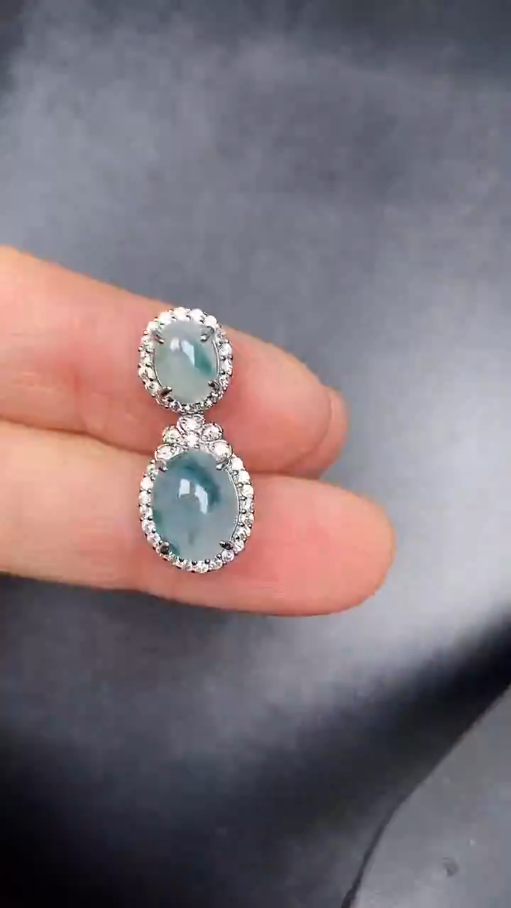 银S925镶嵌戒指翡翠1140