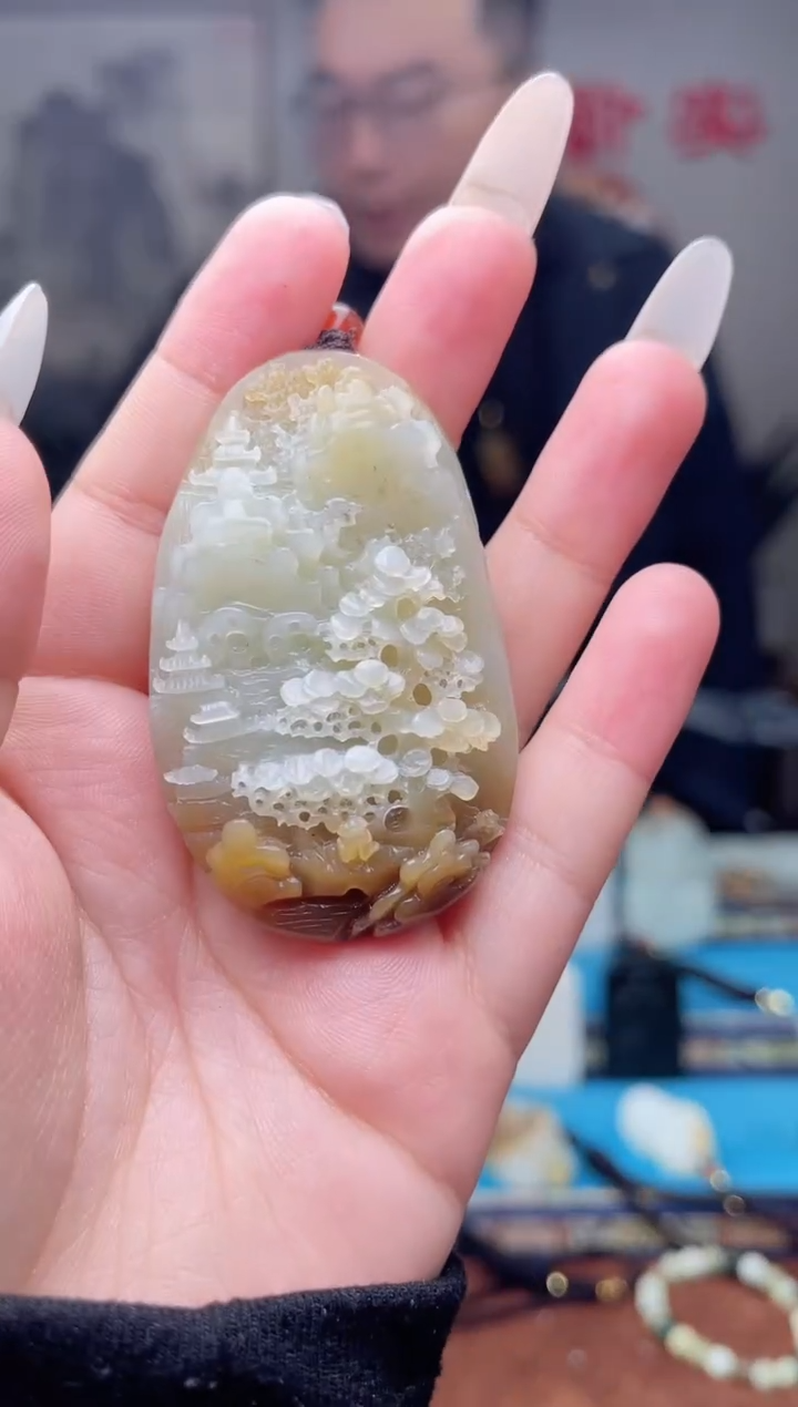 【闪购商品】和田玉挂件未镶嵌1