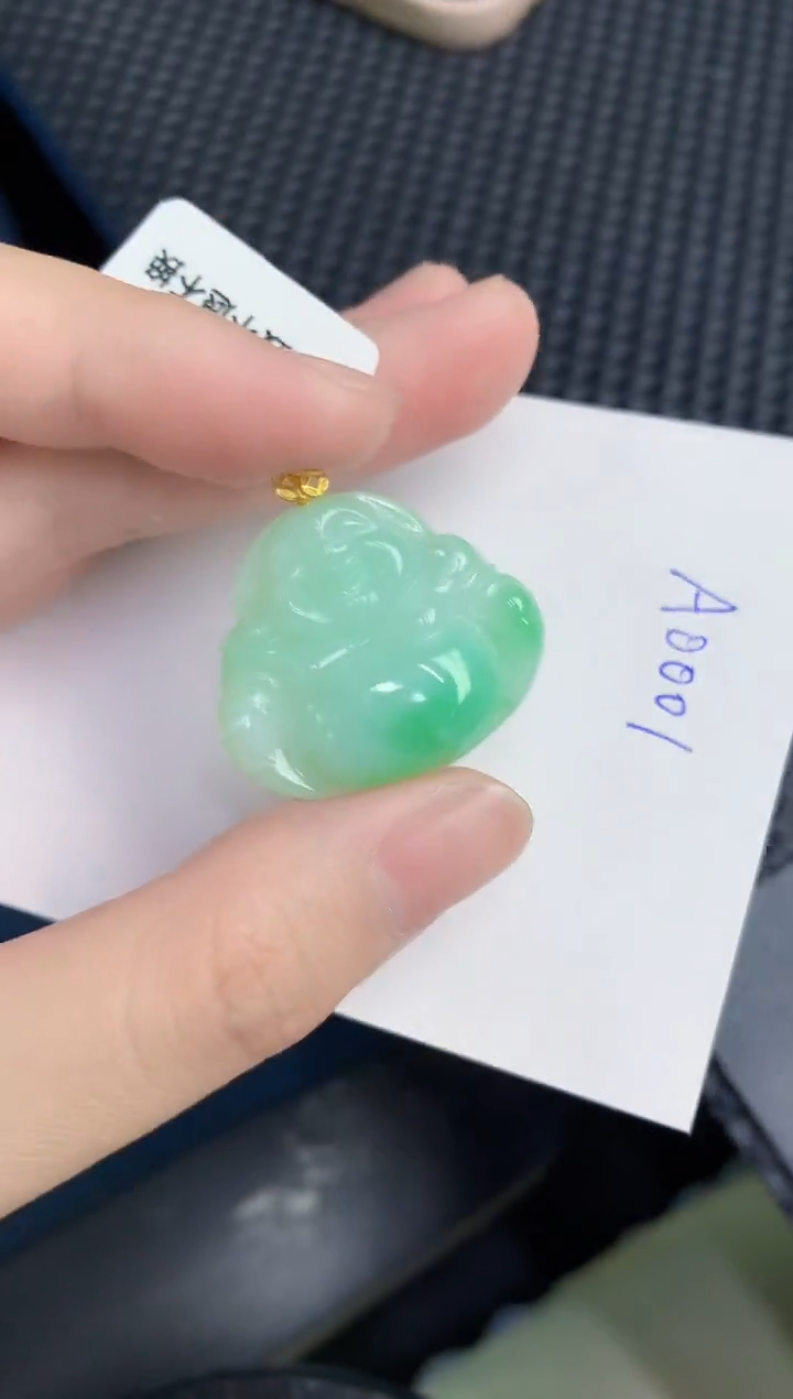 【闪购商品】翡翠颈饰18K金镶嵌0000000000