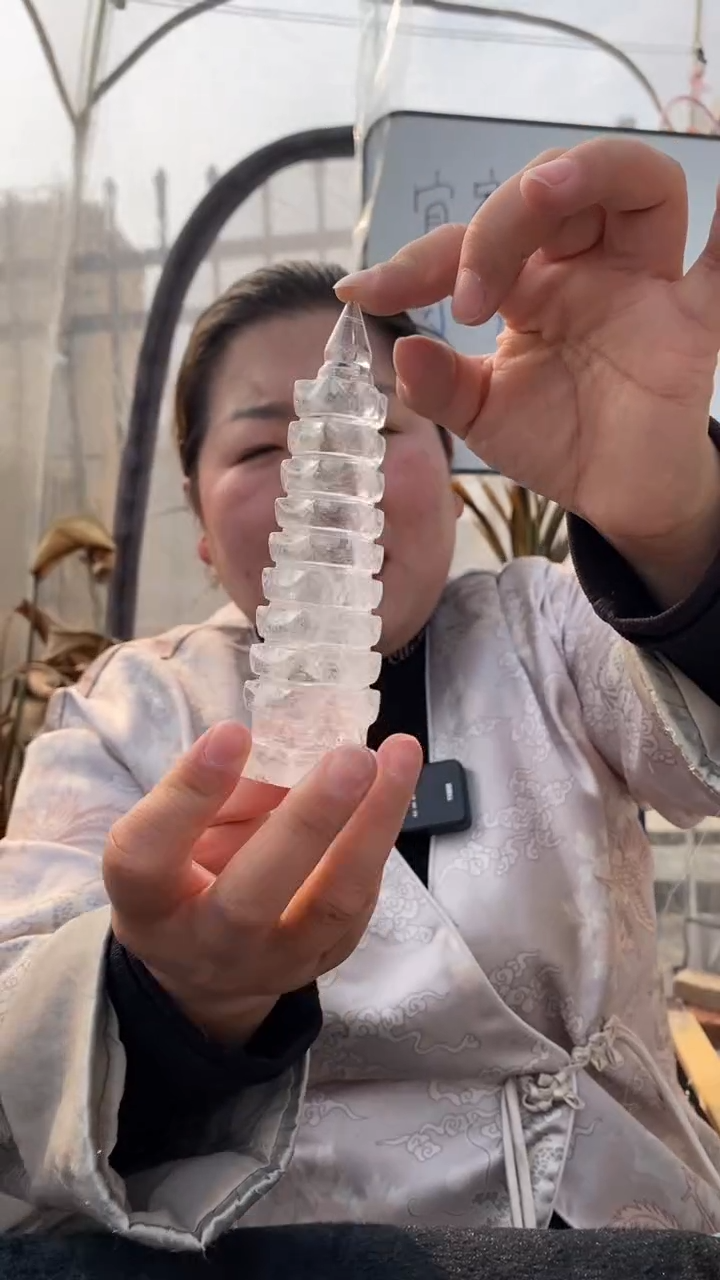 【闪购商品】水晶文昌塔未镶嵌白水晶文昌塔D771