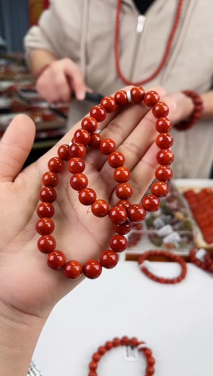 【闪购商品】南红玛瑙瓦西手串9+未镶嵌（多样式发其一）