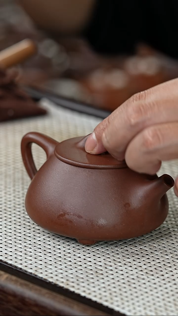 【闪购商品】紫砂茶壶@@Aj2456徐皓平盖石瓢