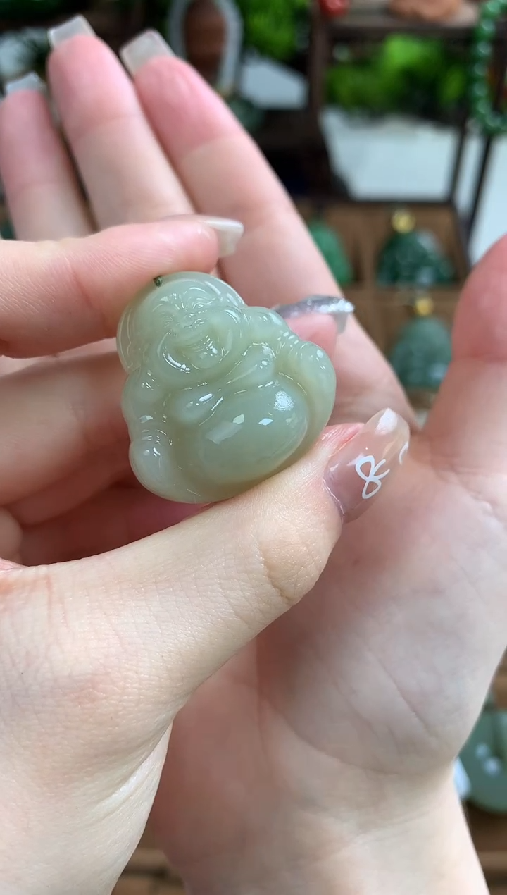 【闪购商品】和田玉颈饰未镶嵌吊坠30mm