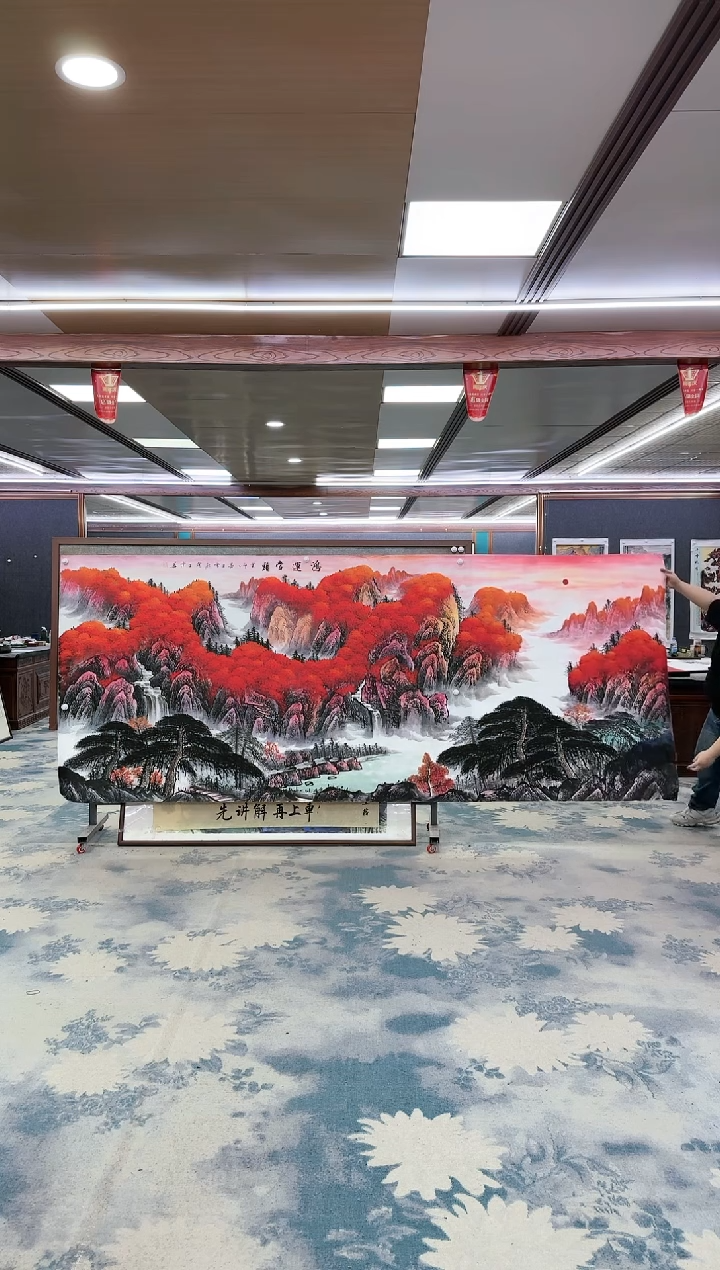 【闪购商品】绘画W-刘雪红-大丈二-山水国画