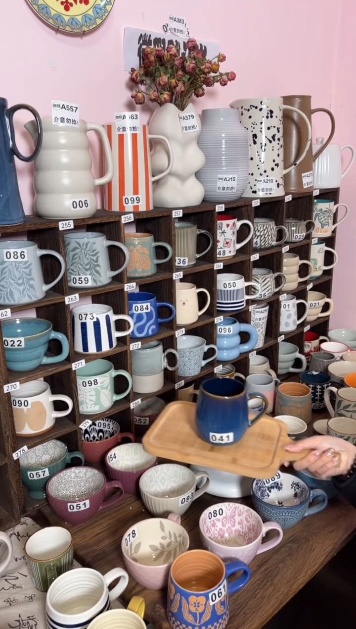 【闪购商品】陶瓷无盖款窑变水杯