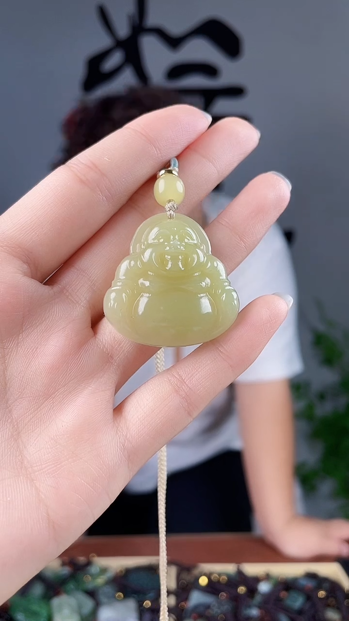 和田玉未镶嵌颈饰拍一发一，多样性发货