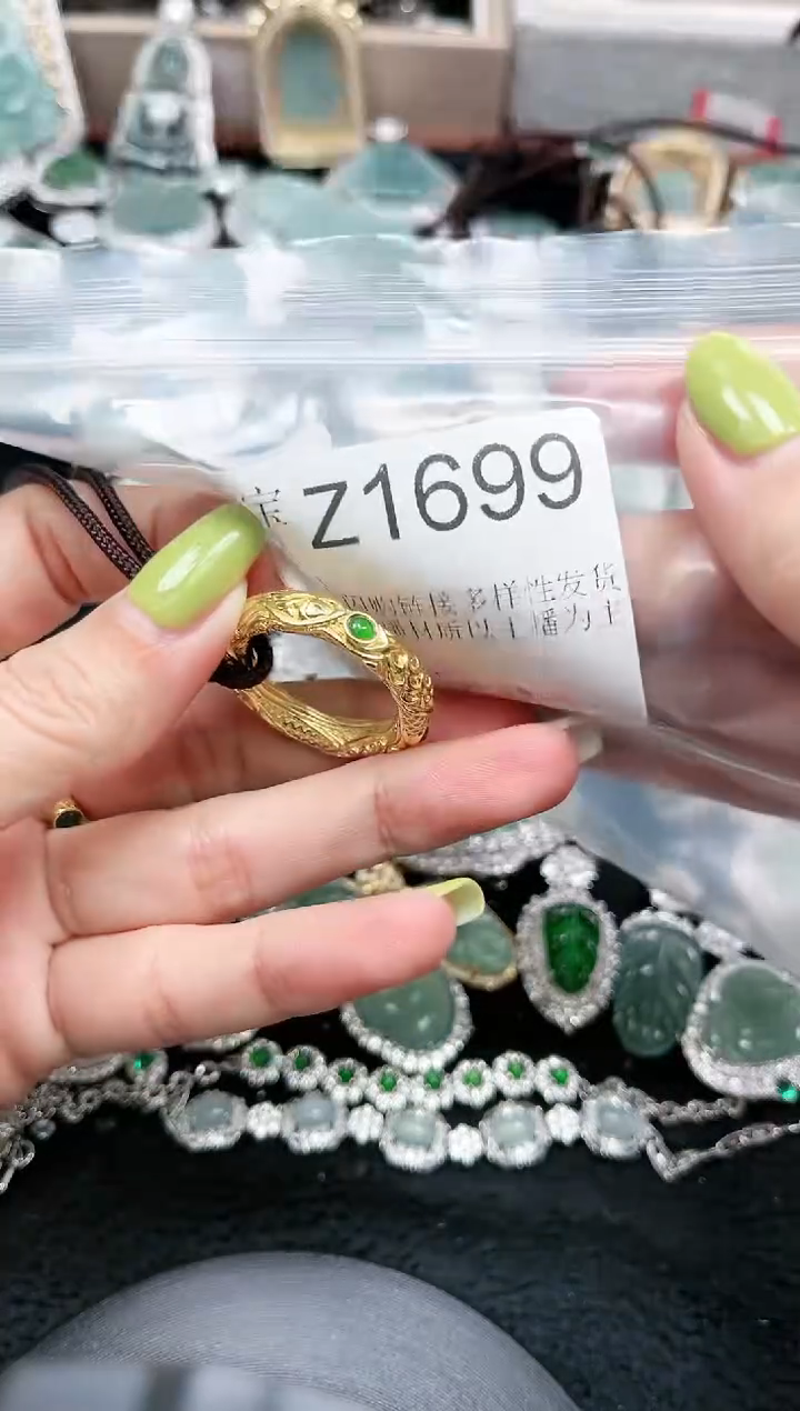 【闪购商品】翡翠颈饰未镶嵌1699赠皮绳
