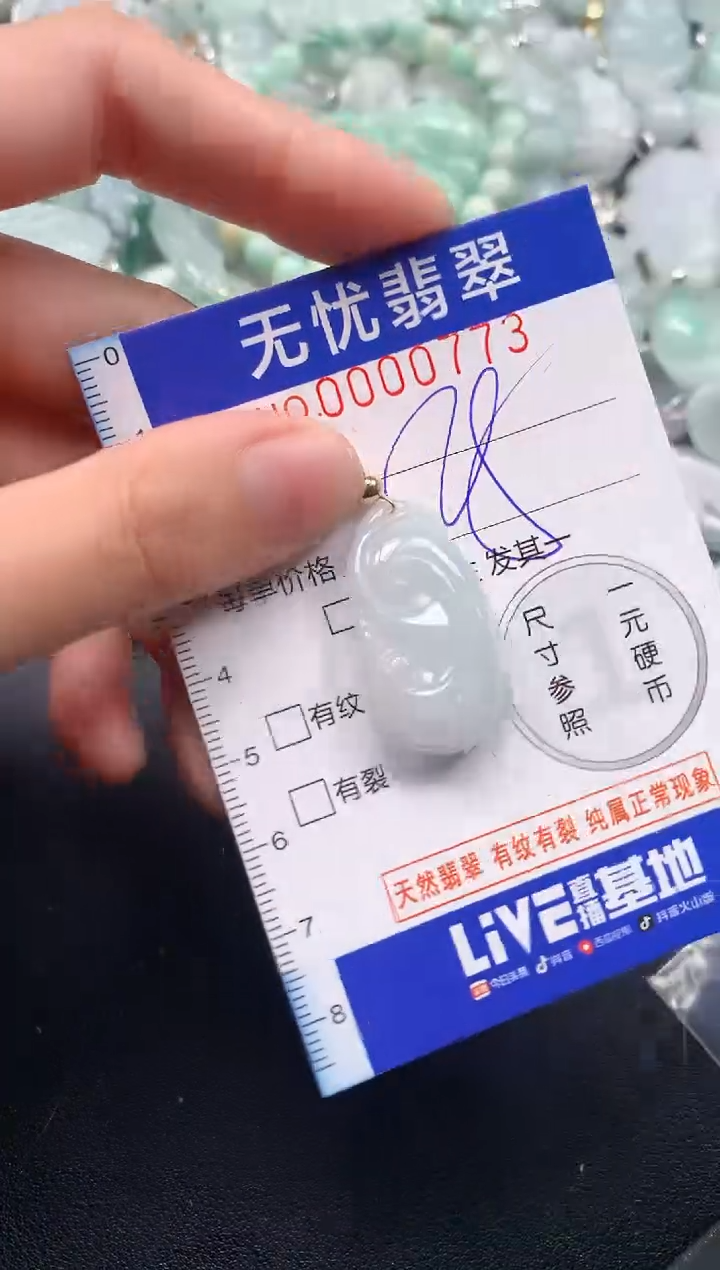 颈饰未镶嵌翡翠773