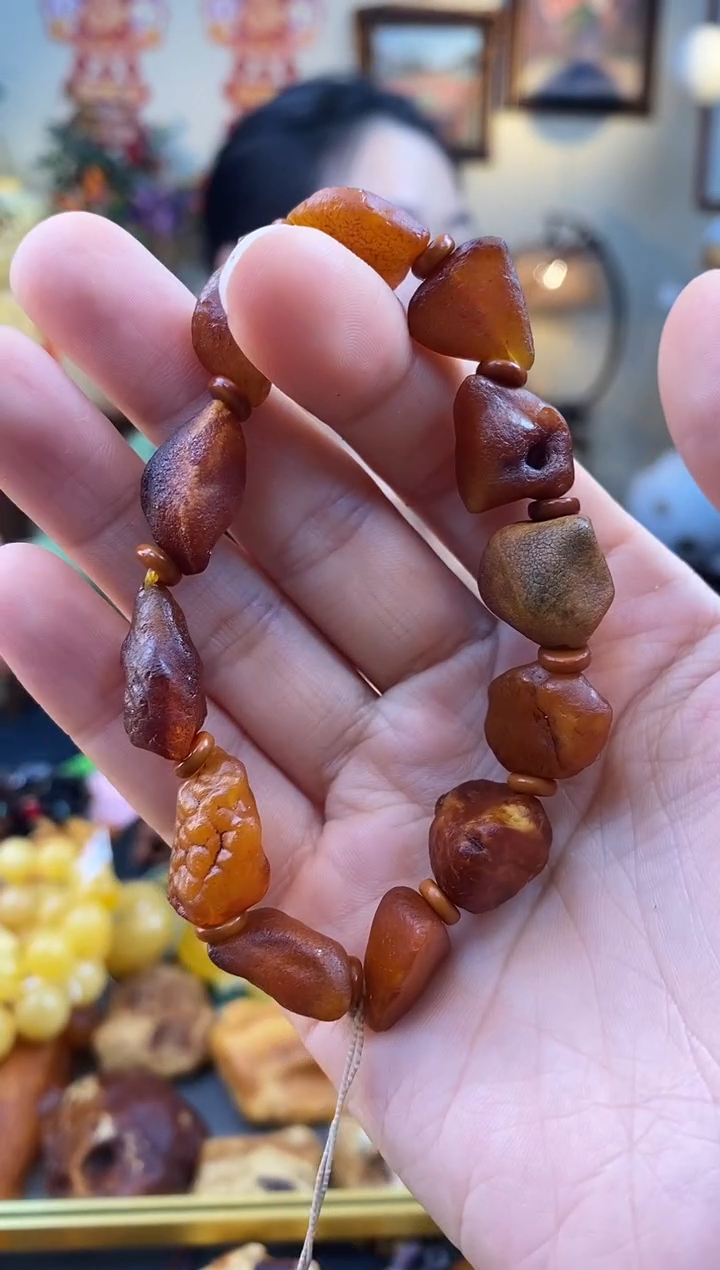 未镶嵌琥珀手串手串