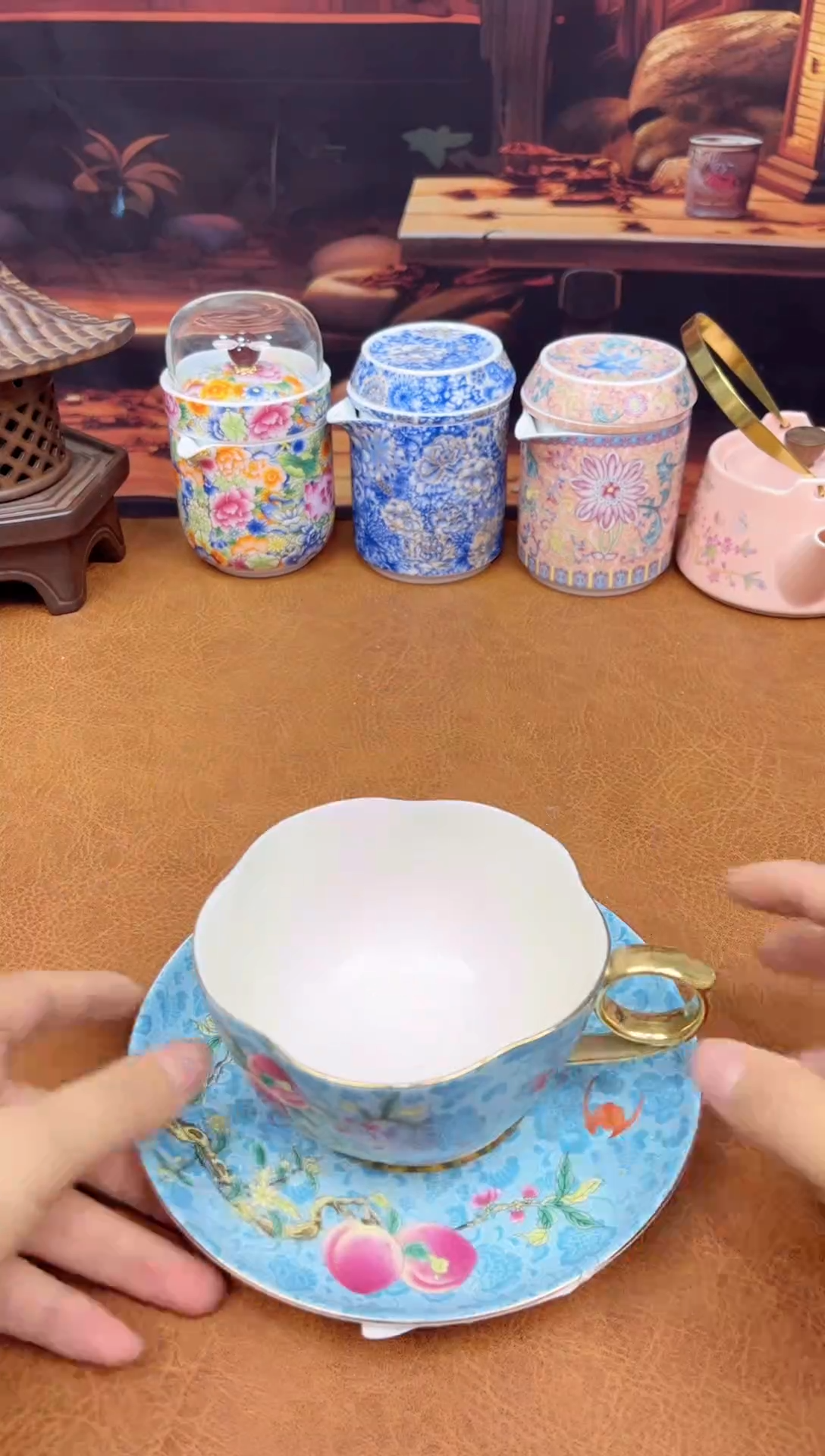 【闪购商品】陶瓷茶具摆件茶叶罐