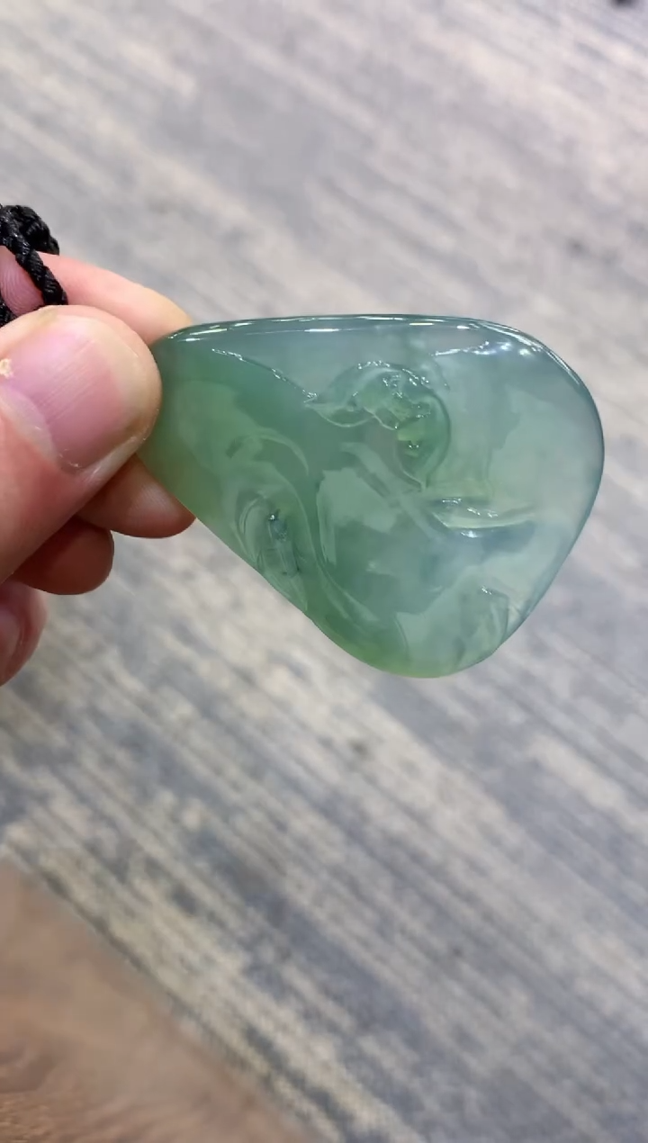 颈饰未镶嵌翡翠天然A货翡翠