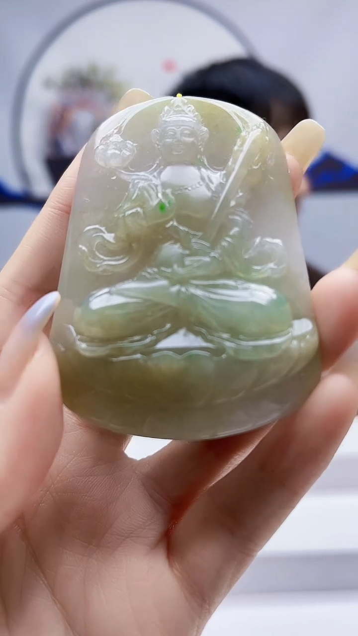 未镶嵌定制翡翠毛货挂件38