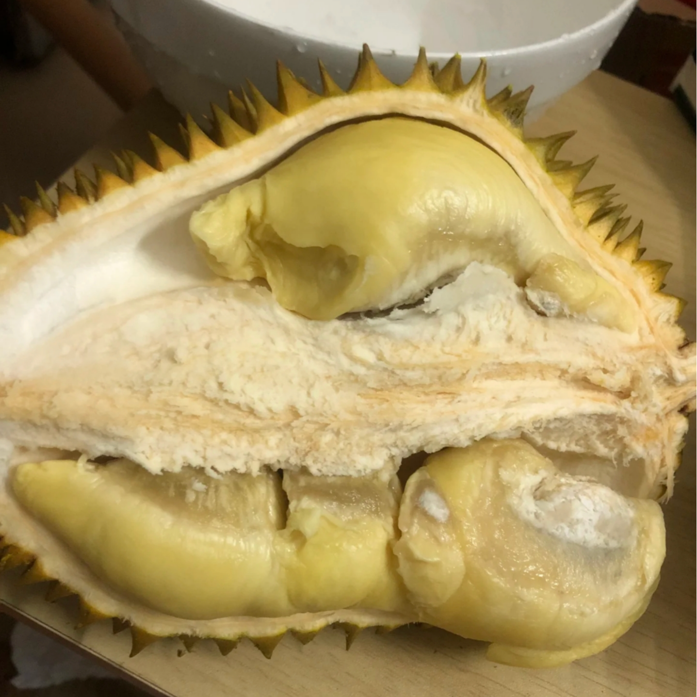 8号【特价夹生死包偏熟微苦！介意者慎拍】金枕鲜榴莲整果1g 核大核小榴莲同城送金枕泰国东部