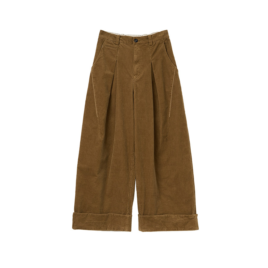 【茉舍】FAFAMOON阔腿直筒长裤FFM26APT209-1580