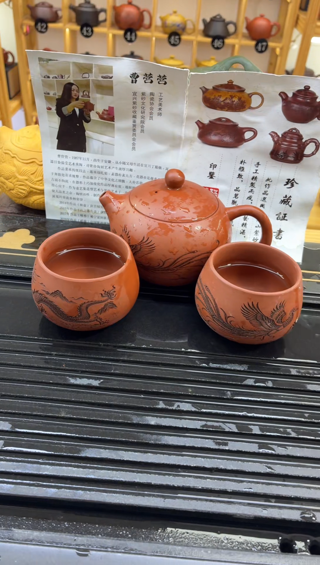 茶壶紫砂一壶两杯
