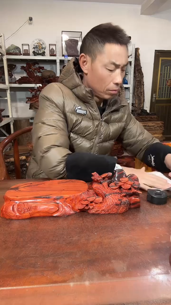 木不**头红木随形创意底座yyds