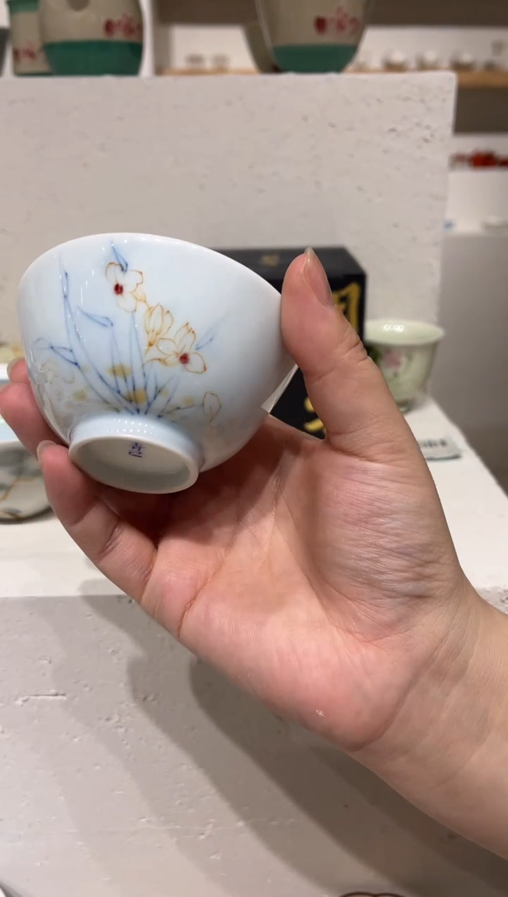 【闪购商品】青己-薄胎-花语如故-书怀茶杯