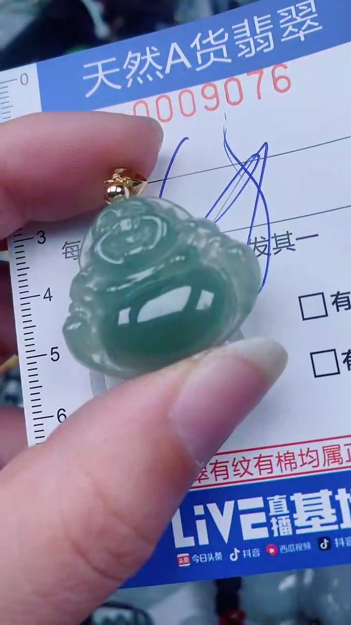 翡翠未镶嵌颈饰00009076