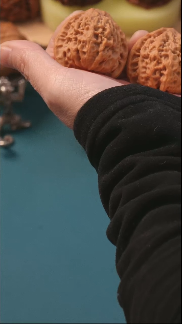 把件文玩核桃50官帽6号