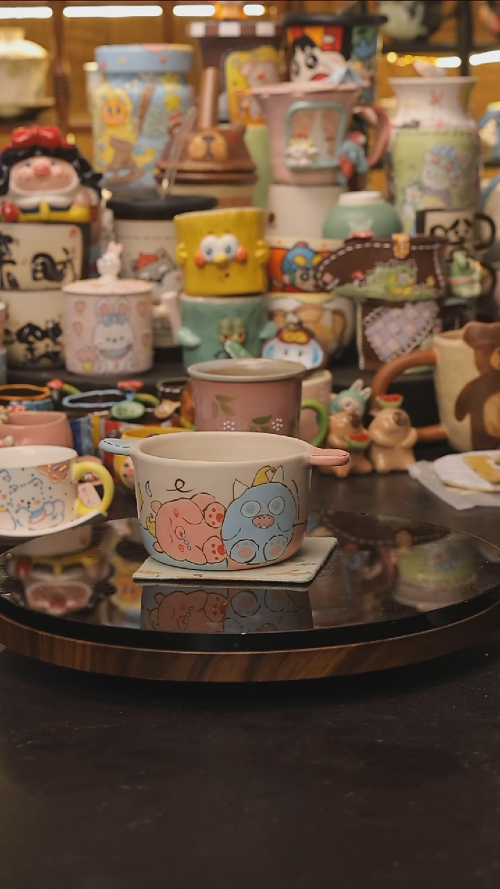 景德镇釉下彩绘设计师款式陶瓷