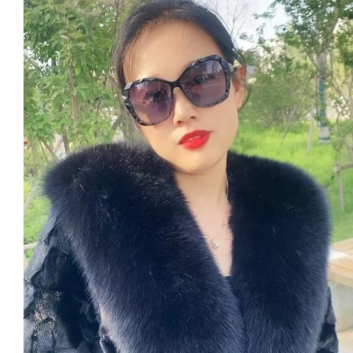 真水貂皮草服饰80长时尚高端洋气