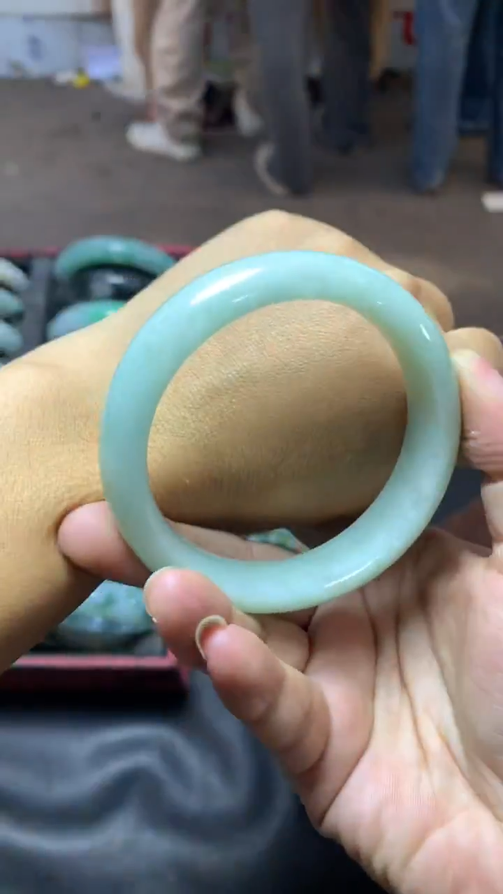 未镶嵌定制翡翠翡翠手镯54.9