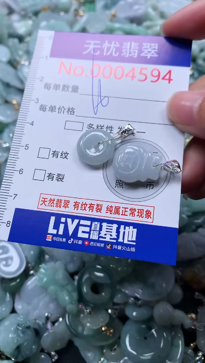 颈饰未镶嵌翡翠4594