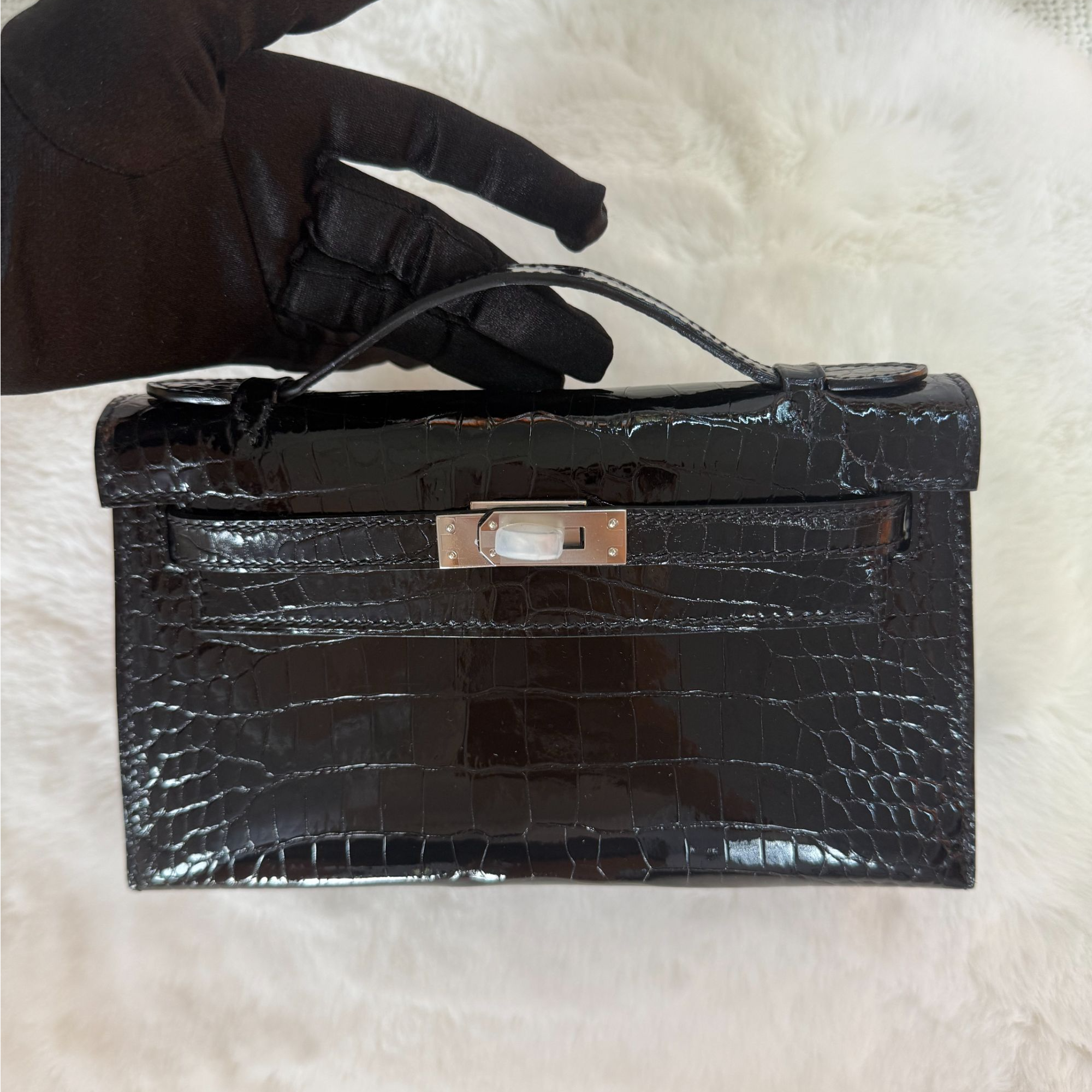 【Aimeisi私定】尼罗亮光一代凯22 纯手工稀有皮包