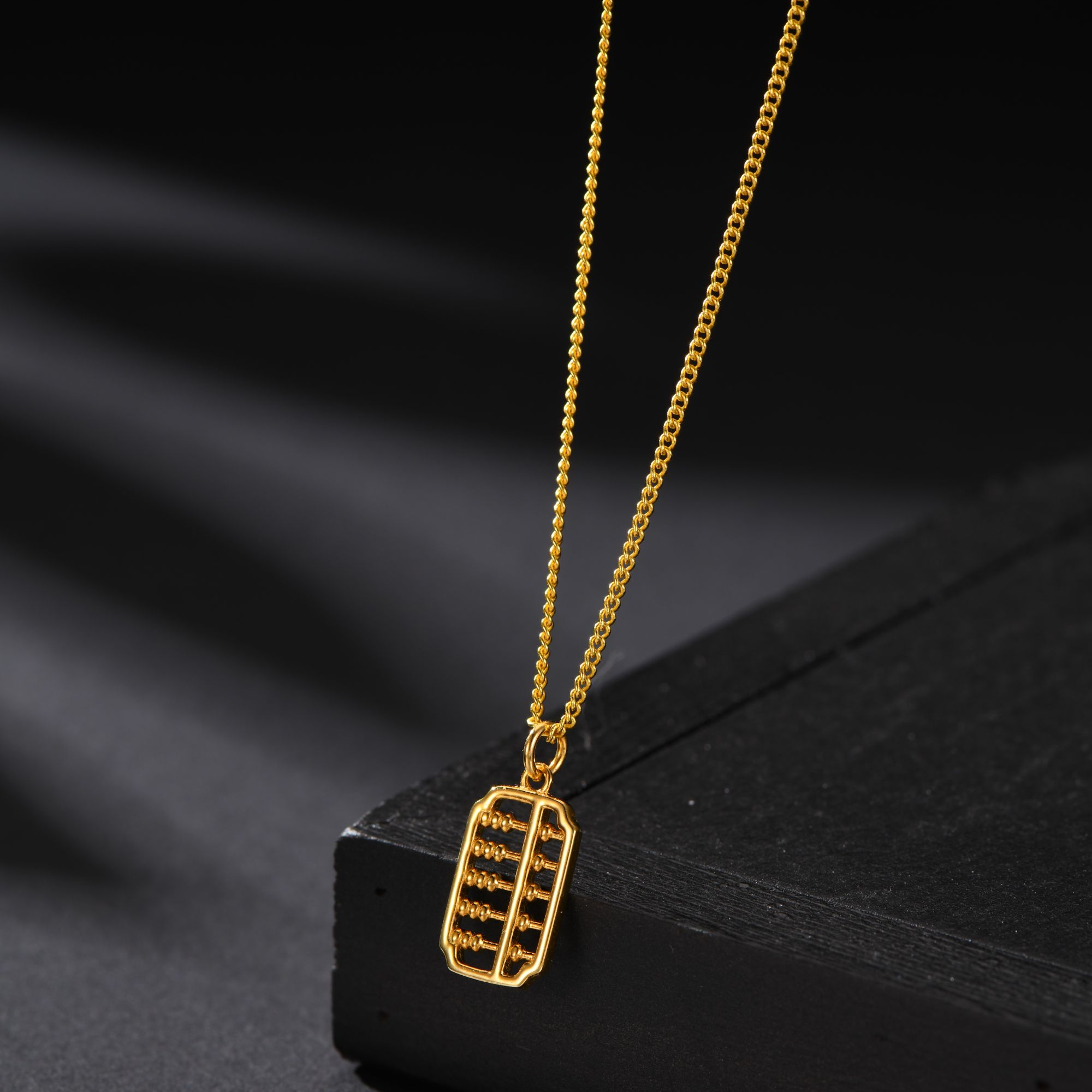 铜合金吊坠 【鎏传】算盘吊坠时尚百搭送礼吊坠#70069