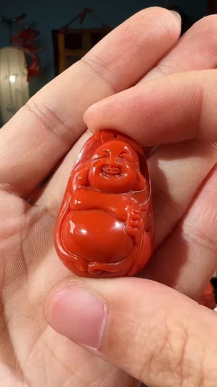 【闪购商品】南红玛瑙颈饰未镶嵌弥勒