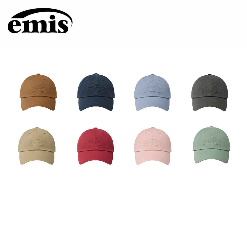 【卢媛媛专属】emis帽子女新标压花棒球帽鸭舌帽防晒软顶大帽围
