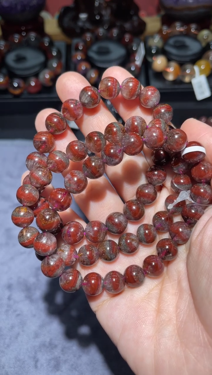 【闪购商品】水晶手链未镶嵌极光单圈9mm多样性发其一