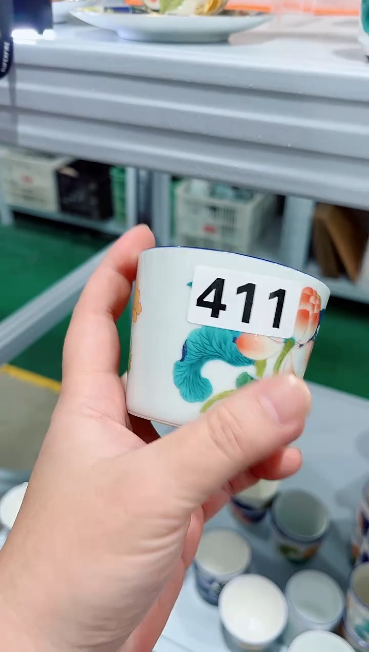 瓷片陶瓷（简装）主人杯一个