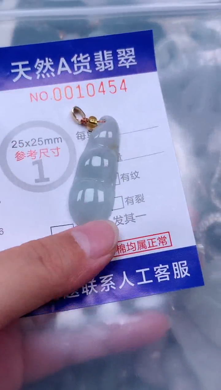 吊坠(赠链)未镶嵌翡翠1