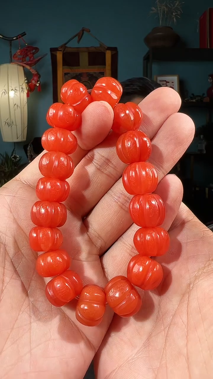 【闪购商品】南红玛瑙手串未镶嵌瓜珠