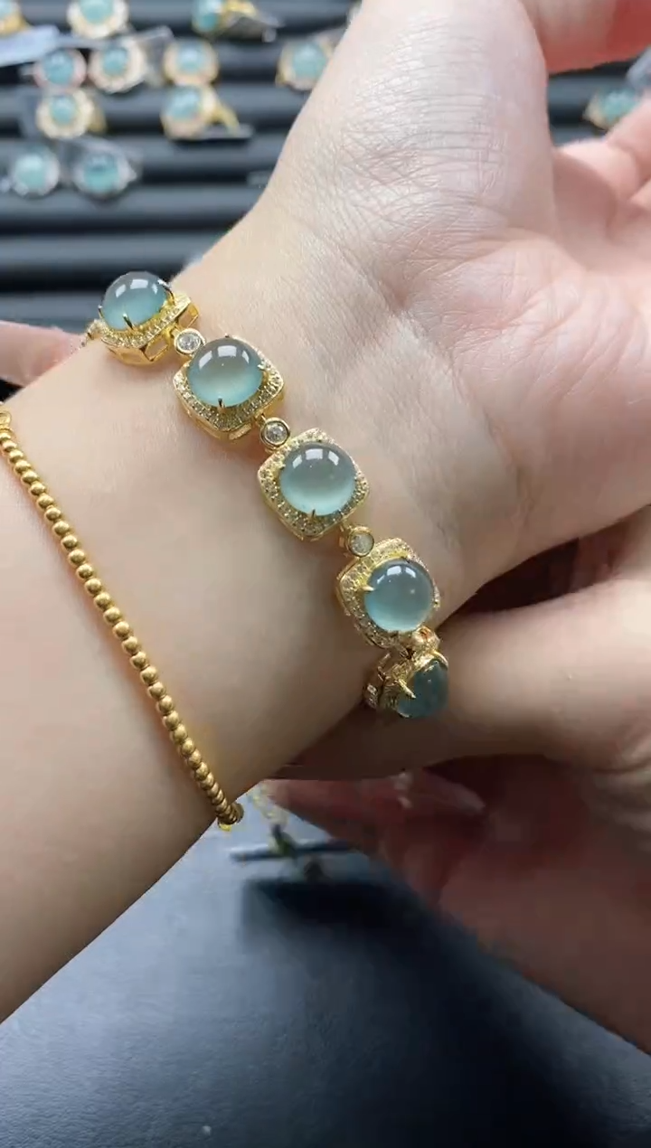 【闪购商品】翡翠戒指银S925镶嵌51151