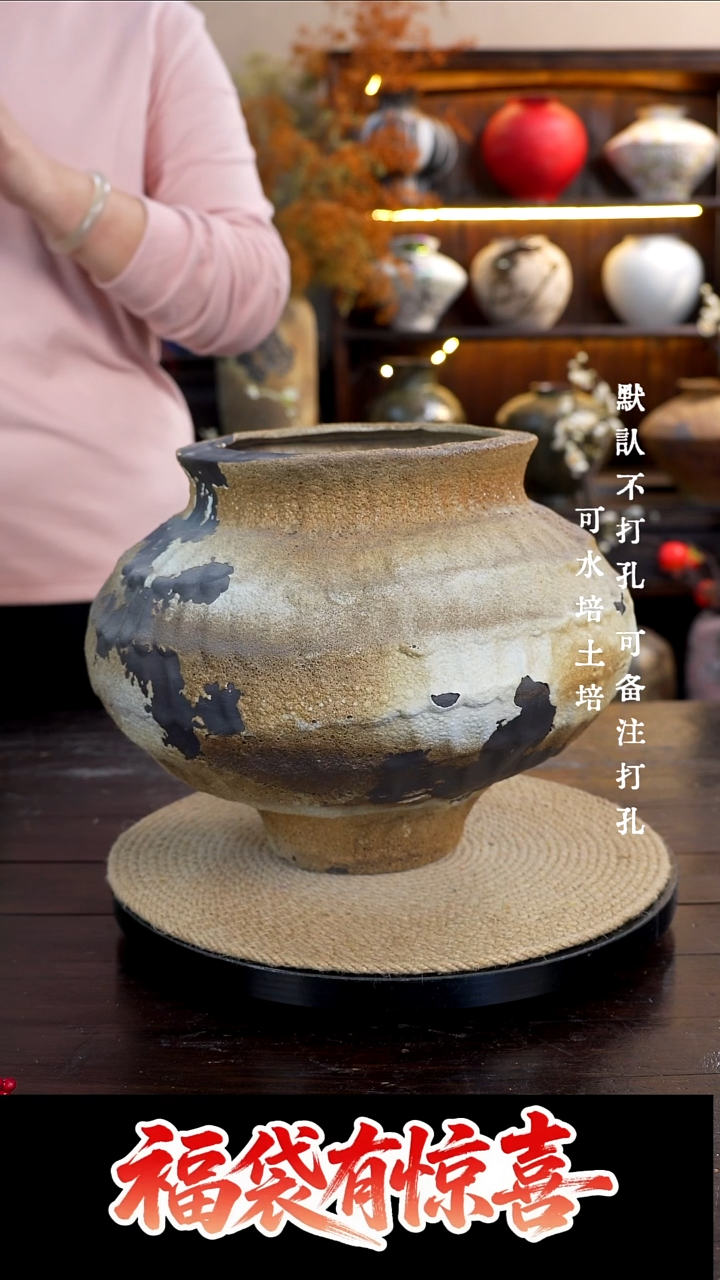 摆件陶02景德镇高档陶瓷花瓶